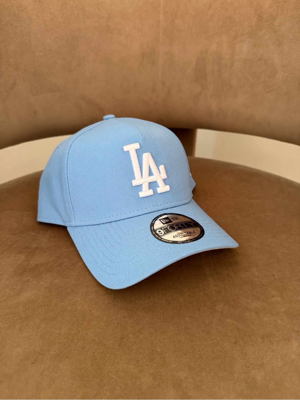 Authentic New Era Light Blue LA Baseball Cap